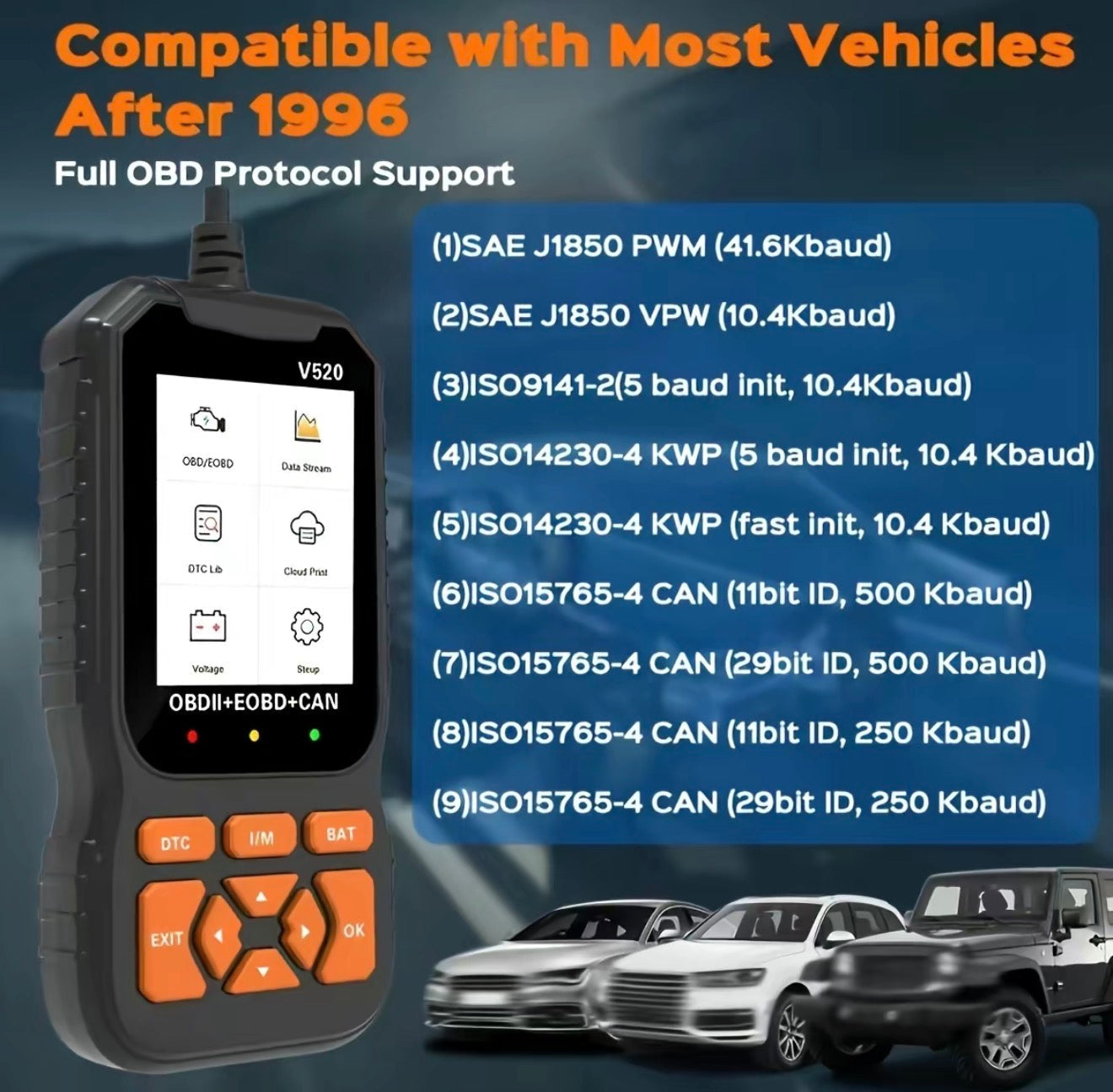 DriveSense OBD2 Scanner - Advanced Vehicle Diagnostic Tool