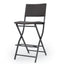 Taburetes de Bar de Wicker para Exterior - Set de 2 Piezas, Multimarrón
