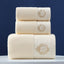 Towel Set Of Pure Cotton Towel Bath Towel Three-Piece Gift Set Xinjiang Cotton - Korvel