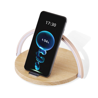 Rainbow Light Wireless Charging Desktop Stand - 15W Fast Charge