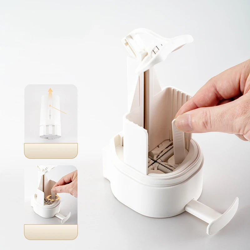 Soap Box with No Water Staining Creative Cover Student Dormitory Toilet Home Bathroom Drain Water No Punching Soap Box - Korvel