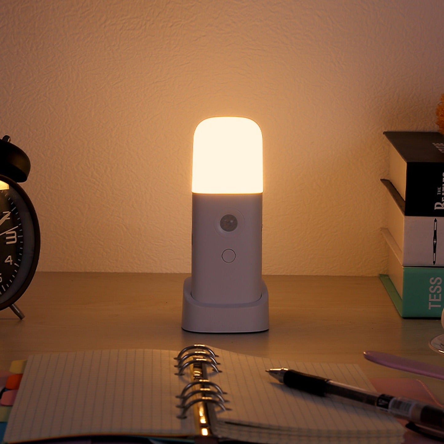Intelligent infrared human body sensor light, LED sensor light, night light, dimming, USB charging, bedroom bedside lamp - Korvel