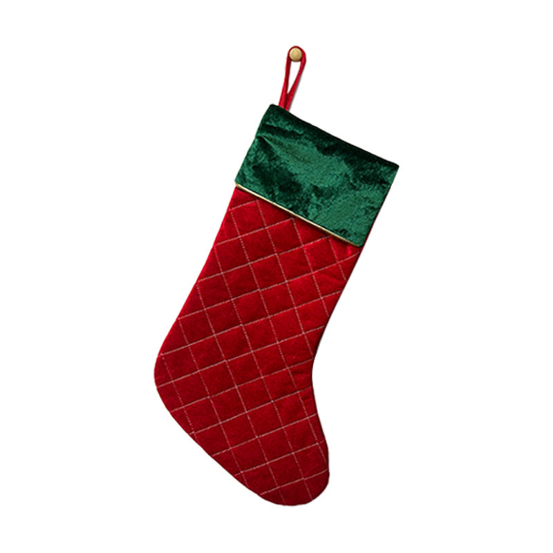 Christmas Socks Decorations Pet Christmas Fireplace Christmas Tree Pendant Gift Bag Socks - Korvel