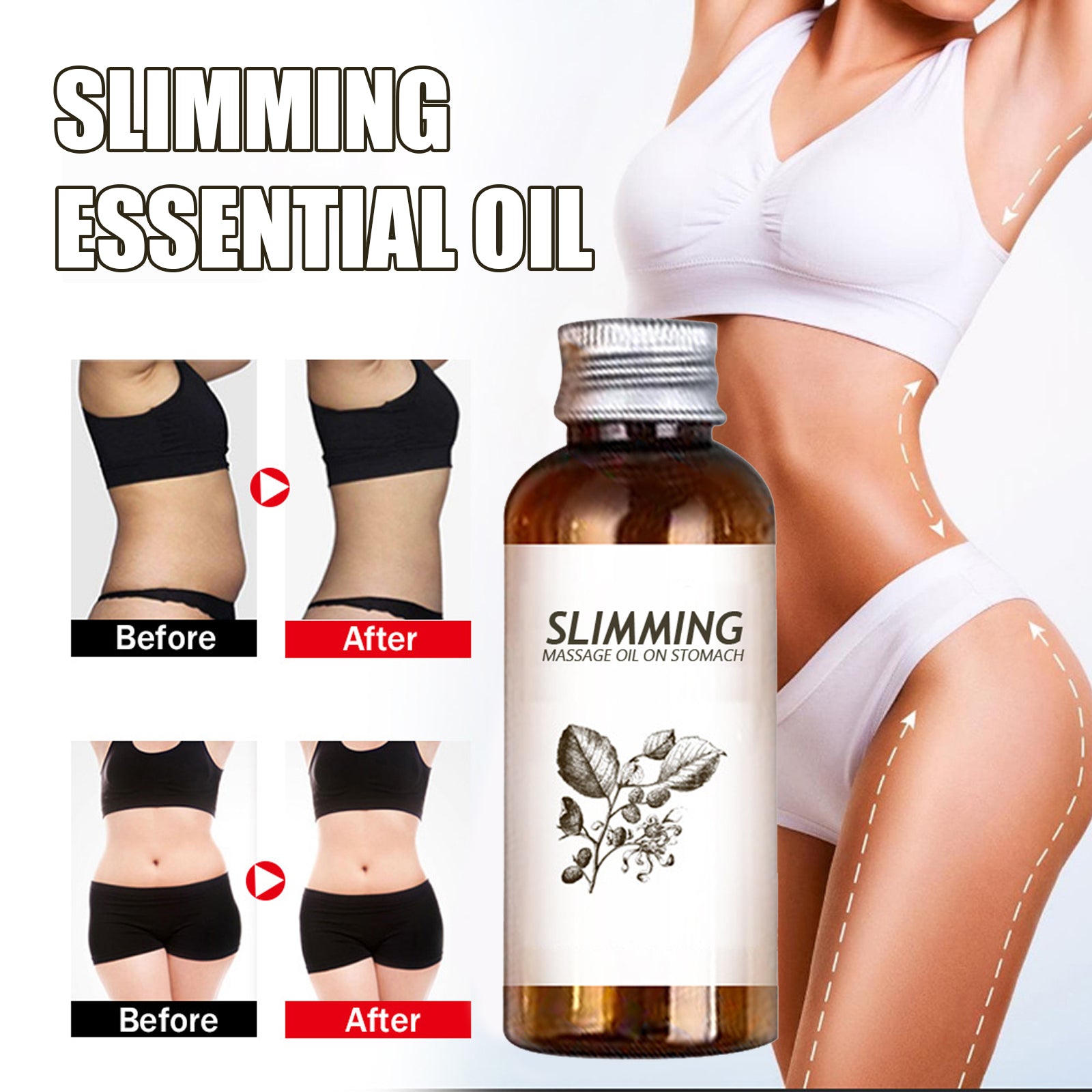 Slimming Essential Oil Body Shaping Body Shaping Body Firming Arms Thighs Worship Meat Belly Massage Skin - Korvel