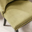 High-end Tufted Solid Wood Contemporary Velvet Upholstered Dining Chair with Wood Legs Nailhead Trim 2-Pcs Set Olive-Green - Korvel