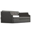 Upholstered Daybed with Trundle, Wood Slat Support,Upholstered Frame Sofa Bed   Twin Gray - Korvel