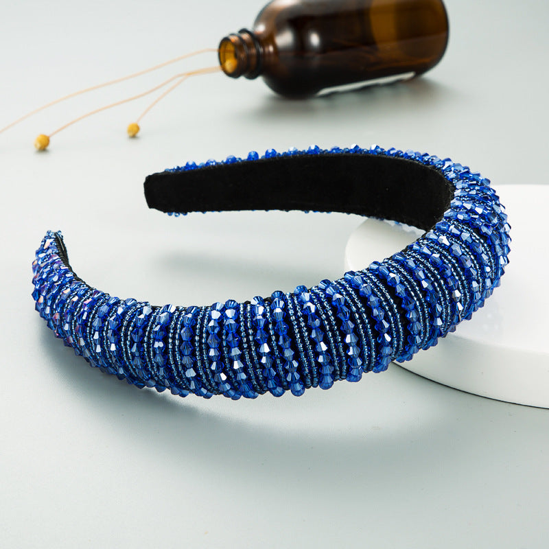 Hand-Woven Beaded Headband - Premium Hair Accessory