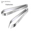 Stainless steel tweezers hair removal clip kitchen multifunctional hair removal tool for chicken and duck hair removal clip - Korvel