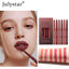 Juego de Lápices Labiales Mate de Terciopelo Impermeables Premium - 6 Piezas