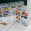 1:64 Acrylic Car Display Box – 8-grid, dustproof, stackable, transparent. Fits Hot Wheels. - Korvel