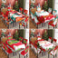 Christmas Waterproof Printed Tablecloth and Chair Cover Set