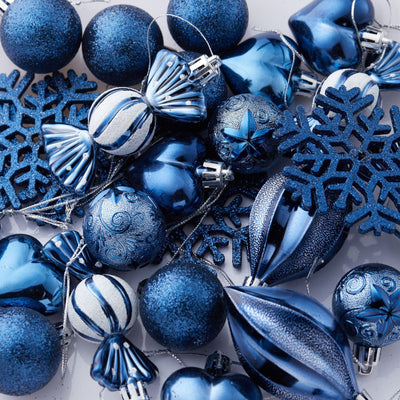 Premium Painted Alien Christmas Ball Set - 6cm