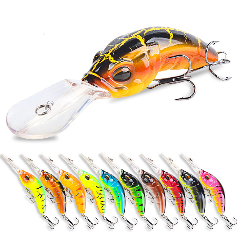 Le leurre de pêche plongeant à large langue - 10,4 cm, 14,5 g
