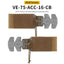 One Pair (2 Pieces) Style 3Ac Kit for FCPC V5 Tactical Vest Cummerbunds, with Quick Release Buckle, made of imported Tegris. - Korvel