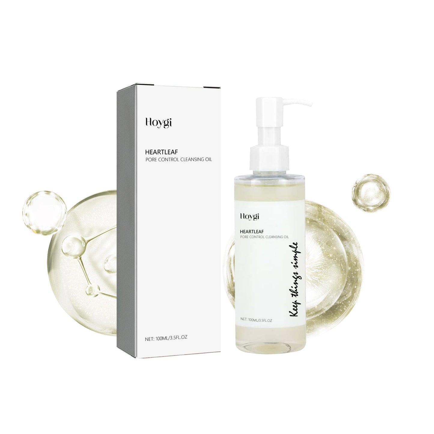 Pore Control Cleansing Oil, Clean Makeup Gently Remove Makeup Care For Skin Clean Pores Remove Makeup Oil - Korvel