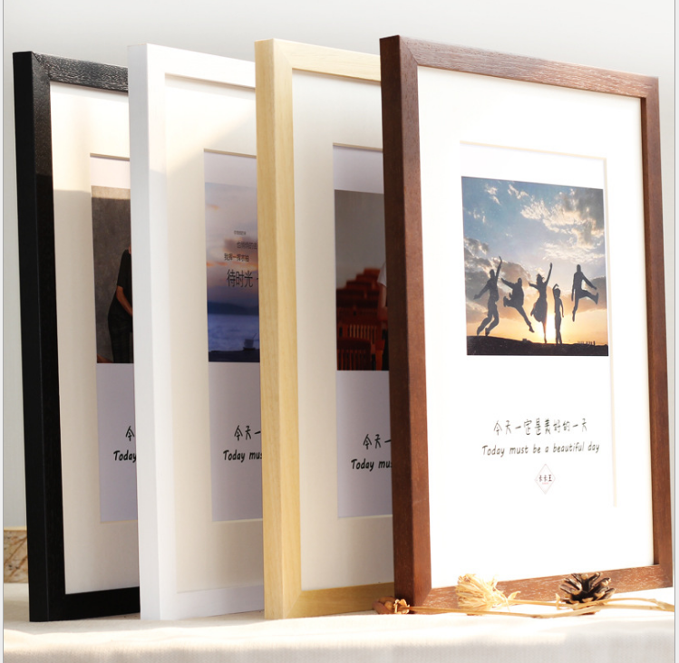 Cadre photo en bois massif personnalisé pour vos photos chéries