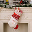Chaussettes de Noël décoratives en tricot 3D avec élan
