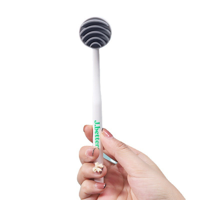 Tongue Cleaner Japanese Tongue Scraper Clean Tongue Bad Breath Scraping Tongue Board Tongue Brush - Korvel
