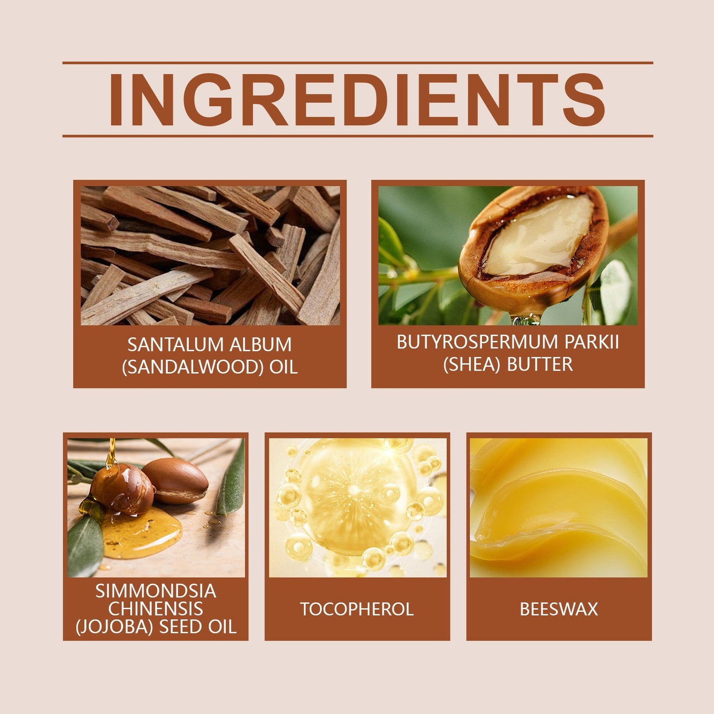 Premium Men's Beard Care Cream with Sandalwood