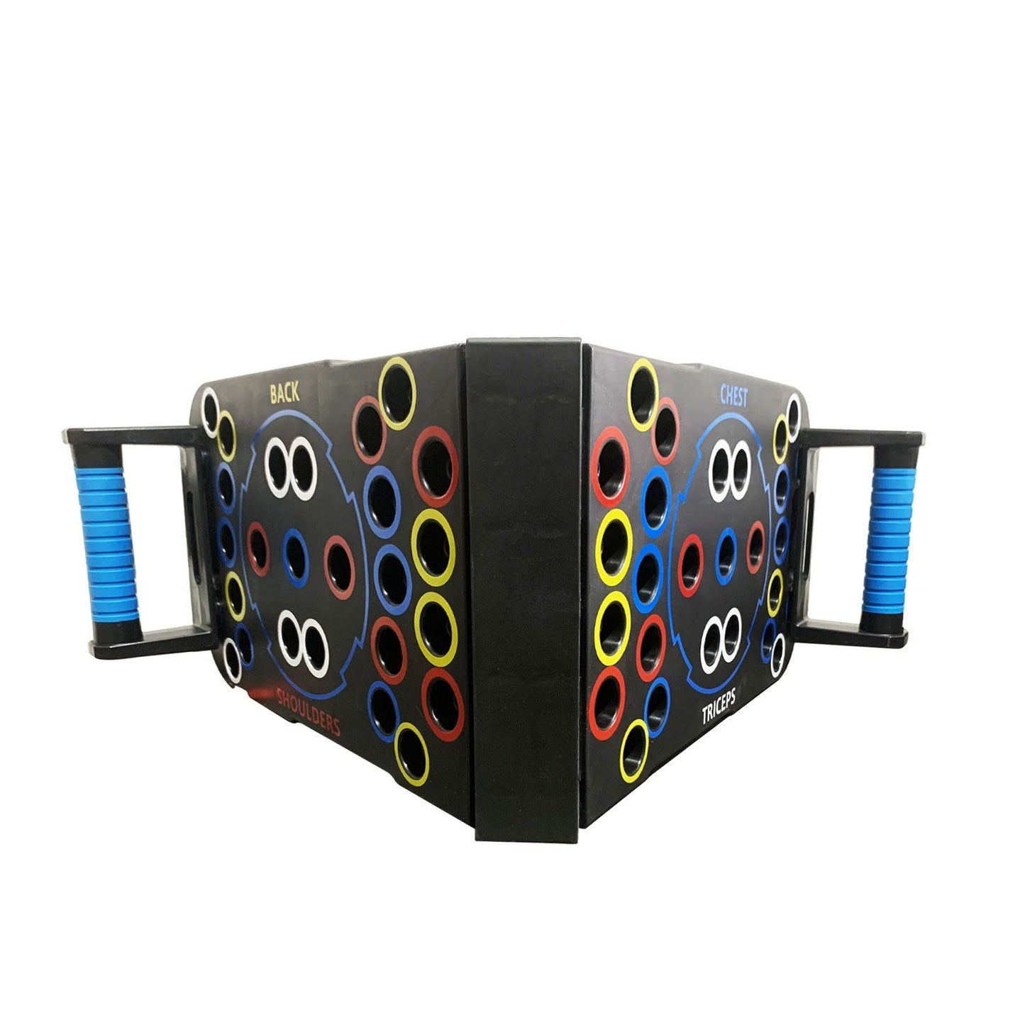 54-Hole Multifunctional Push Up Board with Resistance Rope