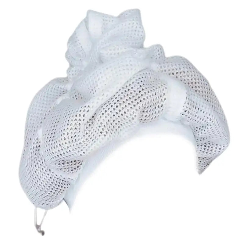 Net Plopping Cap For Drying Curly Hair Adjustable Net Plopping Bonnet Quick Drying Hair Towel Bath Hats Net Plopping Cap - Korvel