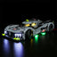 Éclairage LED compatible LEGO pour la voiture de sport hybride Peugeot 9X8