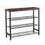 DN 4-Tier Metal Shoe Rack, Modern Multifunctional Shoe Storage Shelf with MDF Top Board, 1 pc per carton - Korvel