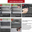 JK&JL Tailgate Tactical Panel for Wrangler Tailgate Tool Kit/JL Organizer Racks Compatible with Jeep Wrangler 2007-2022 JK JKU & - Korvel
