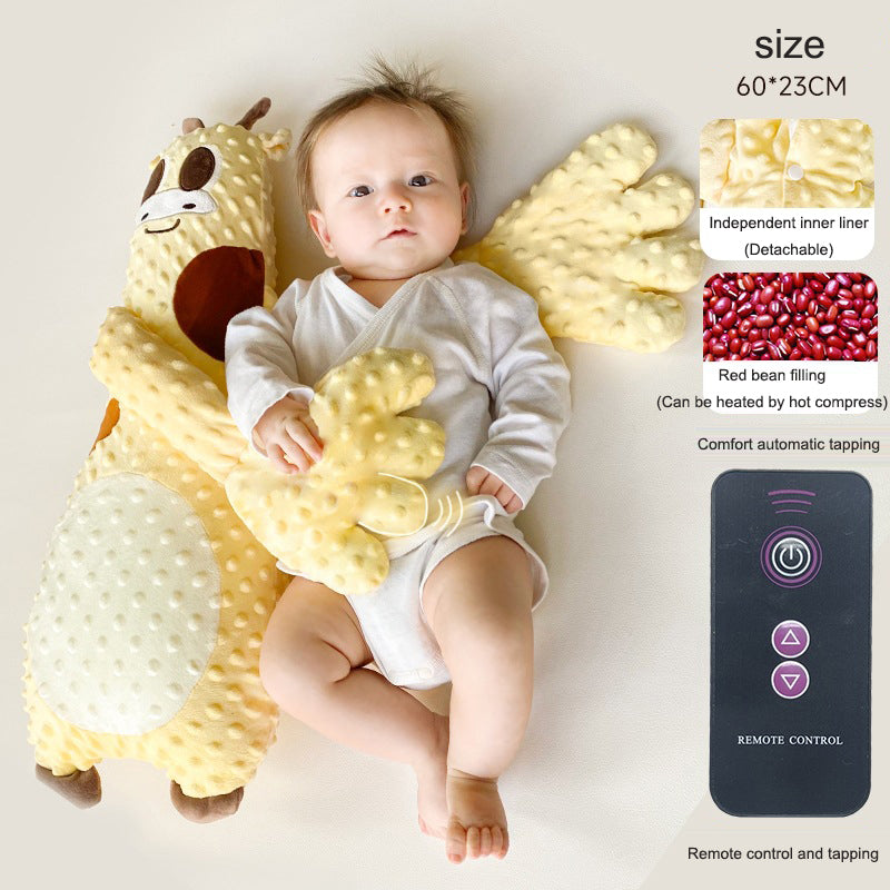 Coussin Apaisant en Peluche pour Bébé - Cerf Rose