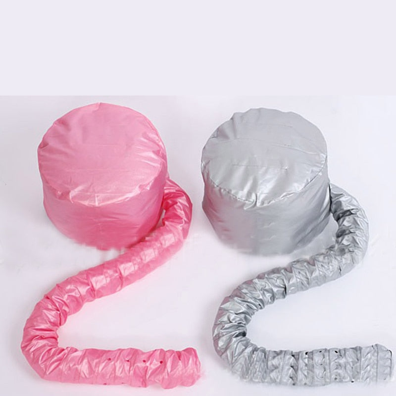Easy use Hair perm hair dryer nursing dye hair modelling warm air drying treatment cap home safer than electric cap - Korvel