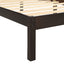 Platform Bed Frame with Headboard, Wood Slat Support, No Box Spring Needed  Full Espresso - Korvel