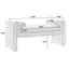 Premium Upholstered Storage Bench - 50.39 Inches