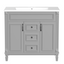 36'' Modern Bathroom Vanity with Soft Closing Doors