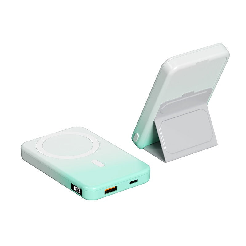 Banco de energía inalámbrico portátil de 10000mAh con logo personalizado