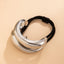 Barrette élastique rétro personnalisée à double couche