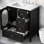 Meuble de salle de bain noir de 30" avec évier et rangement