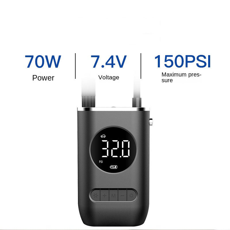 Portable Electric Tire Inflator Pump for Cars and Bicycles