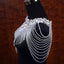 White Bolero Appliques Crystals Wedding Wrap Wedding Bolero Made in China Wedding Accessories Evening Dress - Korvel