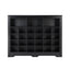 ONTREND Sleek Design 24 Shoe Cabinet - Modern Black Organizer
