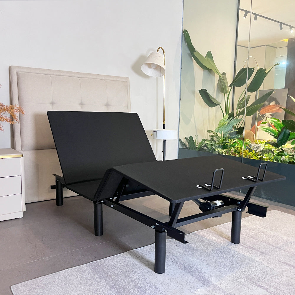 J300 Adjustable Bed Base Frame - Twin XL - Tilt - Zero Gravity - Underbed Lighting - Wireless Remote Control - A-Type-C Type - Korvel