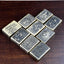 Retro Windproof Kerosene Lighter with Bronze Relief Design