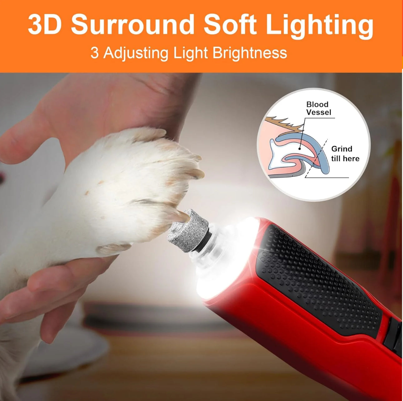PawGlow Nail Grinder - Korvel