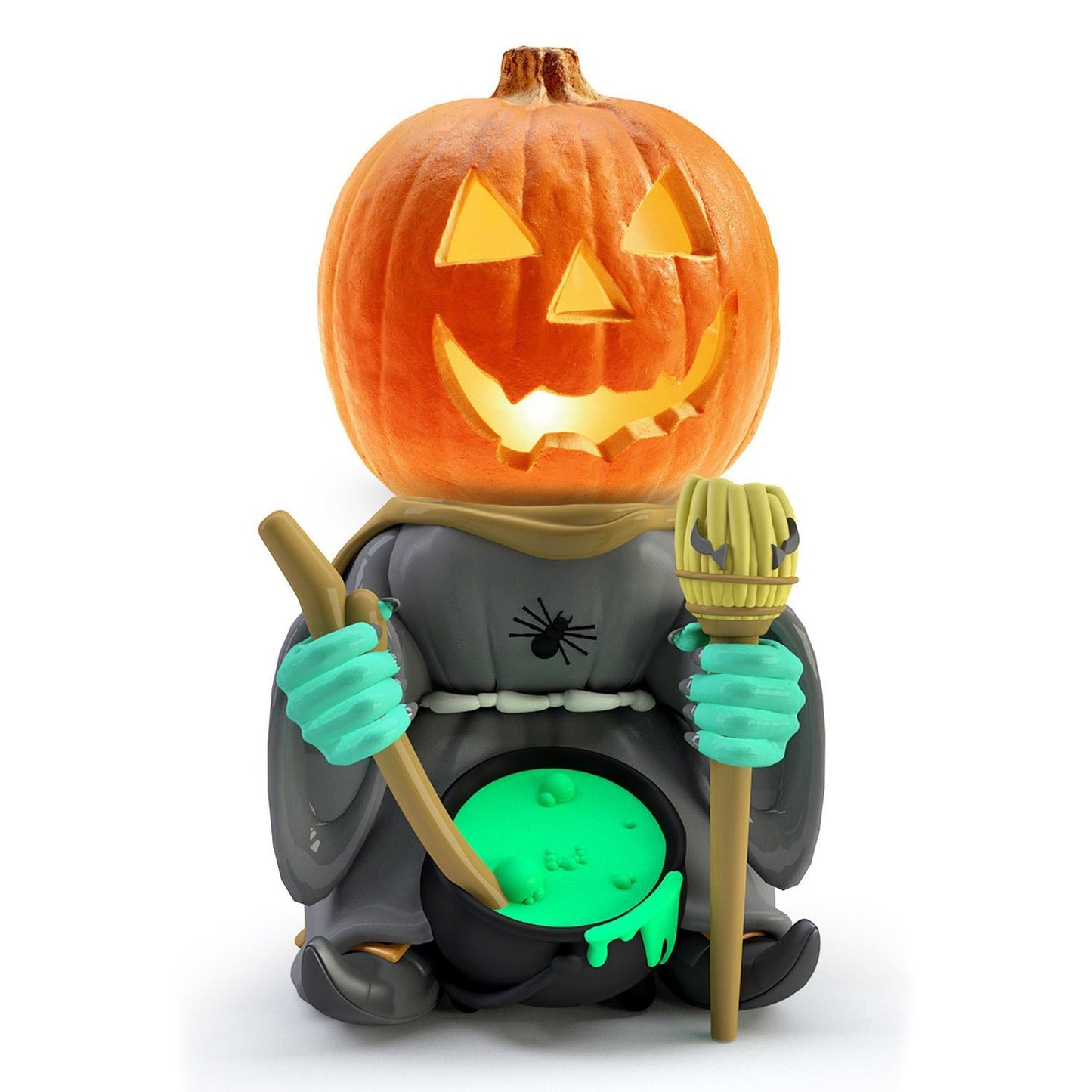 Luminous Pumpkin Knight Garden Ornament