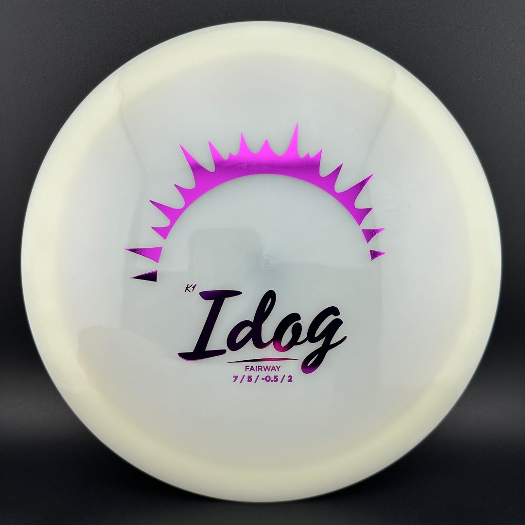 K1 Glow Idog - First Run Disc Golf Driver