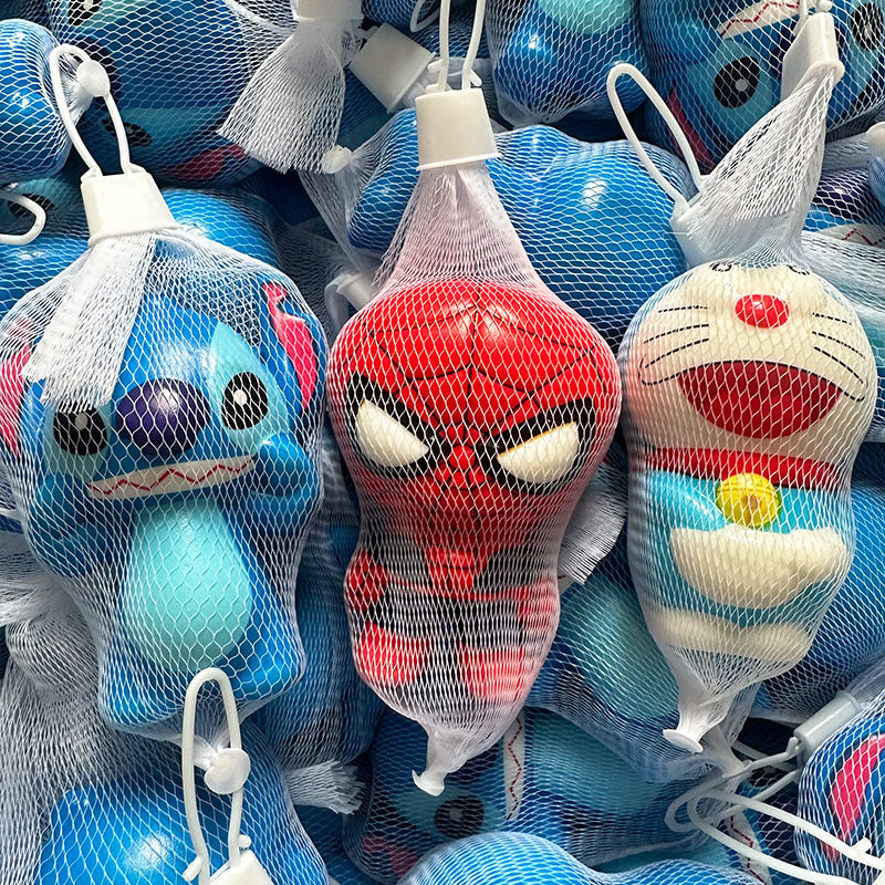 Netbag Egg Boy Party Pinch Music Stress Relief Toy Slow Rebound Ventilatory Artifact Cartoon Stress Relief Student Small Gift Item - Korvel