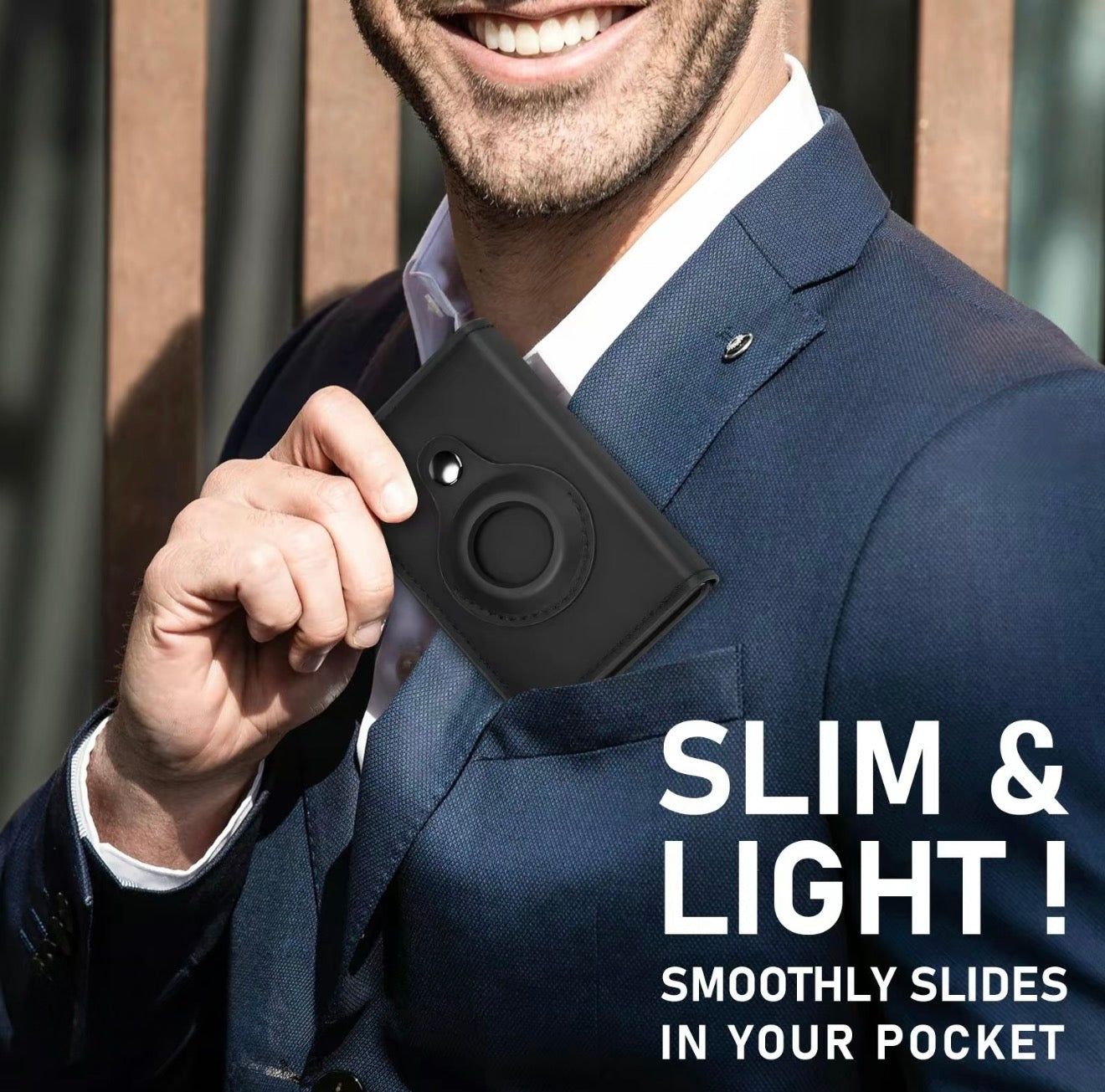 SlimGuard RFID Wallet - Minimalist Design & Security