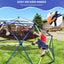 10FT Climbing Dome for Kids Jungle Gym Apply To Park Dome Climber With Hammock Playground Equipment - Korvel