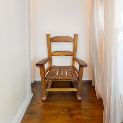 Children's White Rocking Chair - Indoor & Outdoor Use