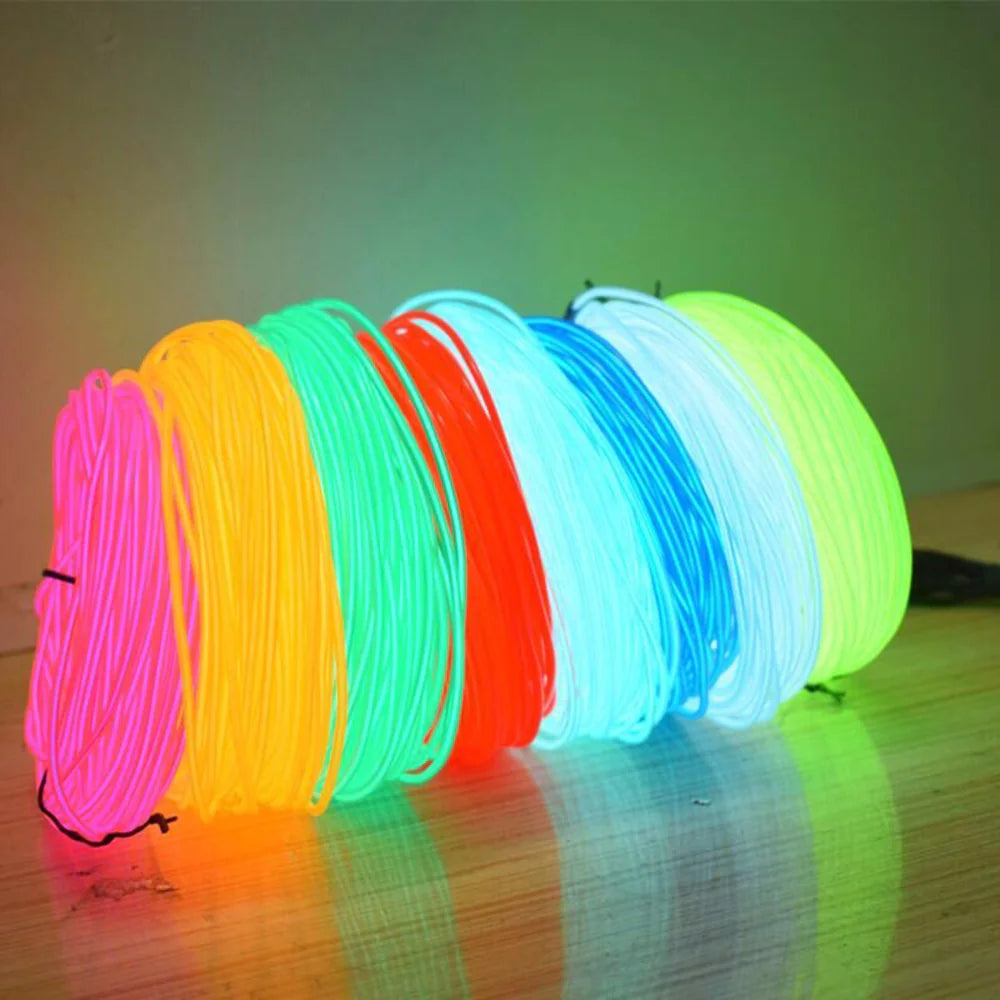 Guirlande lumineuse LED EL Neon avec contrôleur