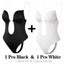 Deep V-Neck Shapewear Bodysuit for Women